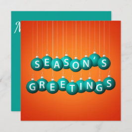 クリスマスボーブル 招待状