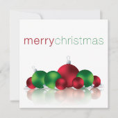 クリスマスボーブル 招待状 (正面)