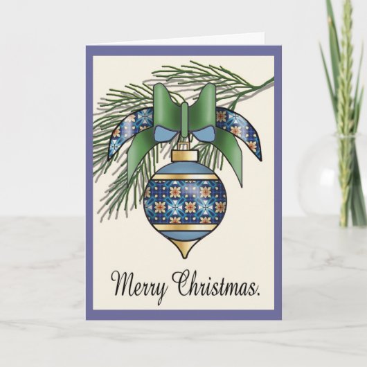 クリスマスボーブル – 12 シーズンカード (正面)