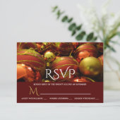 クリスマスボーブルRSVP 出欠カード (スタンド正面)