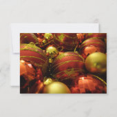 クリスマスボーブルRSVP 出欠カード (裏面)