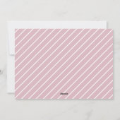 クリスマスボーモダンルパステルピンク シーズンカード (裏面)