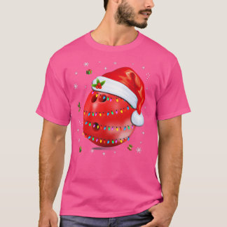クリスマスボーリングボールサンタハットクリスマスボーイズメンティー Tシャツ