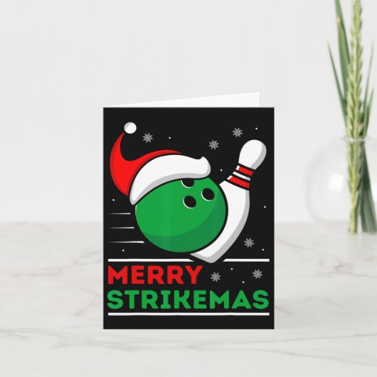 クリスマスボーリング カード (正面)