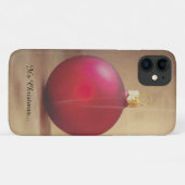 クリスマスボールがモチーフのクリスマステーマ Case-Mate iPhoneケース (裏面(横))