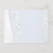 クリスマスボールとリボンのはがき シーズンポストカード (裏面)