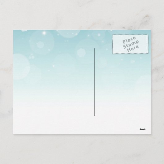 クリスマスボールの木の形の休日はがき シーズンポストカード (裏面)