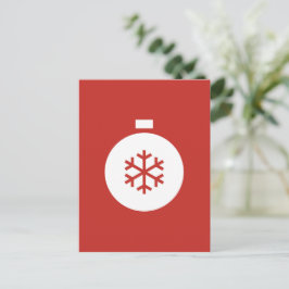 クリスマスボールはがき ポストカード