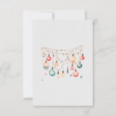 クリスマスボールオーナメントカプセルノートメッセージカード サンキューカード (裏面)