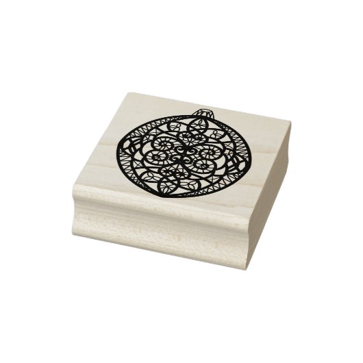 クリスマスボールオーナメントスタンプ ラバースタンプ (スタンプ)