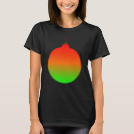 クリスマスボールオーナメント女子Tシャツ Tシャツ