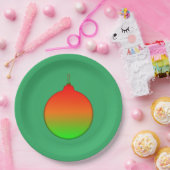 クリスマスボールオーナメント紙プレート ペーパープレート (パーティー)