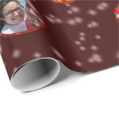 クリスマスボールオーナメント6枚D-Red ラッピングペーパー (ロールコーナー)