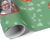 クリスマスボールオーナメント6枚L – 緑 ラッピングペーパー (ロールコーナー)
