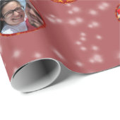 クリスマスボールオーナメント6枚L-Red ラッピングペーパー (ロールコーナー)