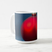 クリスマスボールオーナメント コーヒーマグカップ (正面左)