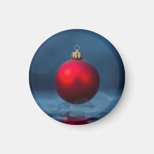 クリスマスボールオーナメント マグネット (正面)