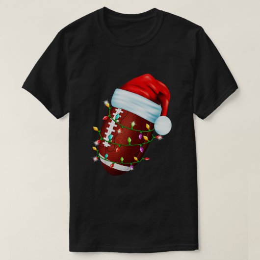 クリスマスボールサンタハットコピー Tシャツ (デザイン正面)