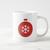 クリスマスボールジャイアントコーヒーマグ ジャンボコーヒーマグカップ (右)