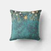 クリスマスボールスターブランチズスロピルヴィンテージ クッション (裏面)