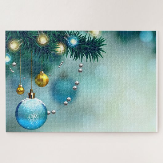 クリスマスボールパズル ジグソーパズル (横)