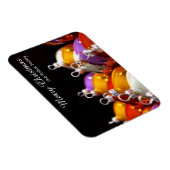 クリスマスボールパーソナライズされたクリスマスマグネット マグネット (右側)