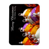 クリスマスボールパーソナライズされたクリスマスマグネット マグネット (縦)