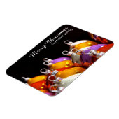 クリスマスボールパーソナライズされたクリスマスマグネット マグネット (左側)