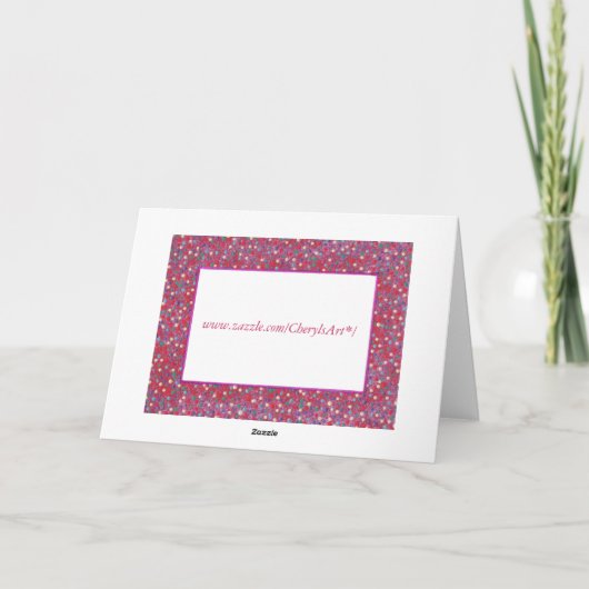 クリスマスボールフレーム写真のグリーティングカードを追加 シーズンカード (裏面)