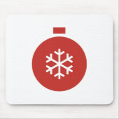 クリスマスボールマウスパッド マウスパッド (正面)