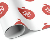 クリスマスボールラッピング紙 ラッピングペーパー (ロールコーナー)