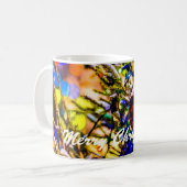 クリスマスボールレッド コーヒーマグカップ (正面左)