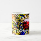 クリスマスボールレッド コーヒーマグカップ (中央)