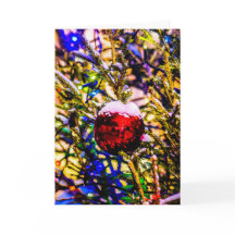 クリスマスボールレッド