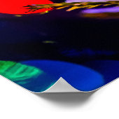 クリスマスボールレッド ポスター (角)