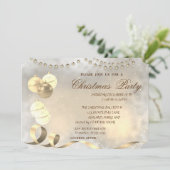 クリスマスボール企業の、クリスマスパーティー 招待状 (スタンド正面)