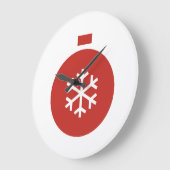 クリスマスボール大時計 ラージ壁時計 (傾斜)