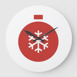 クリスマスボール大時計 ラージ壁時計