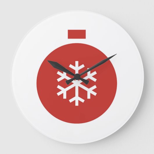 クリスマスボール大時計 ラージ壁時計 (正面)