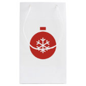 クリスマスボール抱き枕 スモールペーパーバッグ (裏面)
