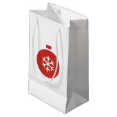 クリスマスボール抱き枕 スモールペーパーバッグ (正面アングル)