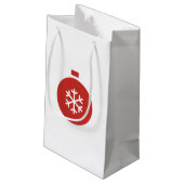 クリスマスボール抱き枕 スモールペーパーバッグ (裏面アングル)