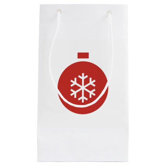 クリスマスボール抱き枕 スモールペーパーバッグ (正面)