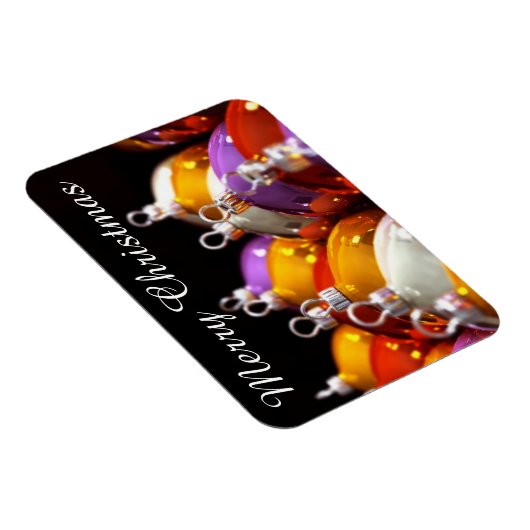 クリスマスボール2メリークリスマスマグネット マグネット (右側)