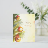 クリスマスボール3個 シーズンカード (スタンド正面)