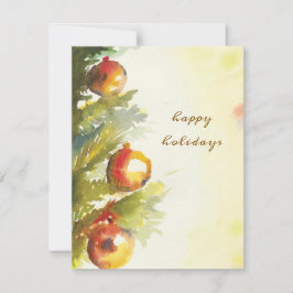 クリスマスボール3個 シーズンカード