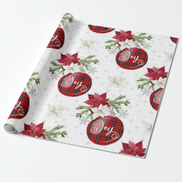クリスマスボール・オブ・ジョイ ラッピングペーパー