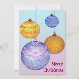 クリスマスボール シーズンカード