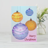 クリスマスボール シーズンカード (スタンド正面)