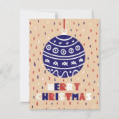 クリスマスボール シーズンカード (正面)